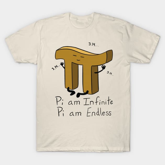 Pi am Infinite T-Shirt by Nightgong